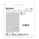 Memoria Sdxc 256Gb Kingston Sdr2/256Gb Canvas React Plus/Clase 10/Uhs-Ii