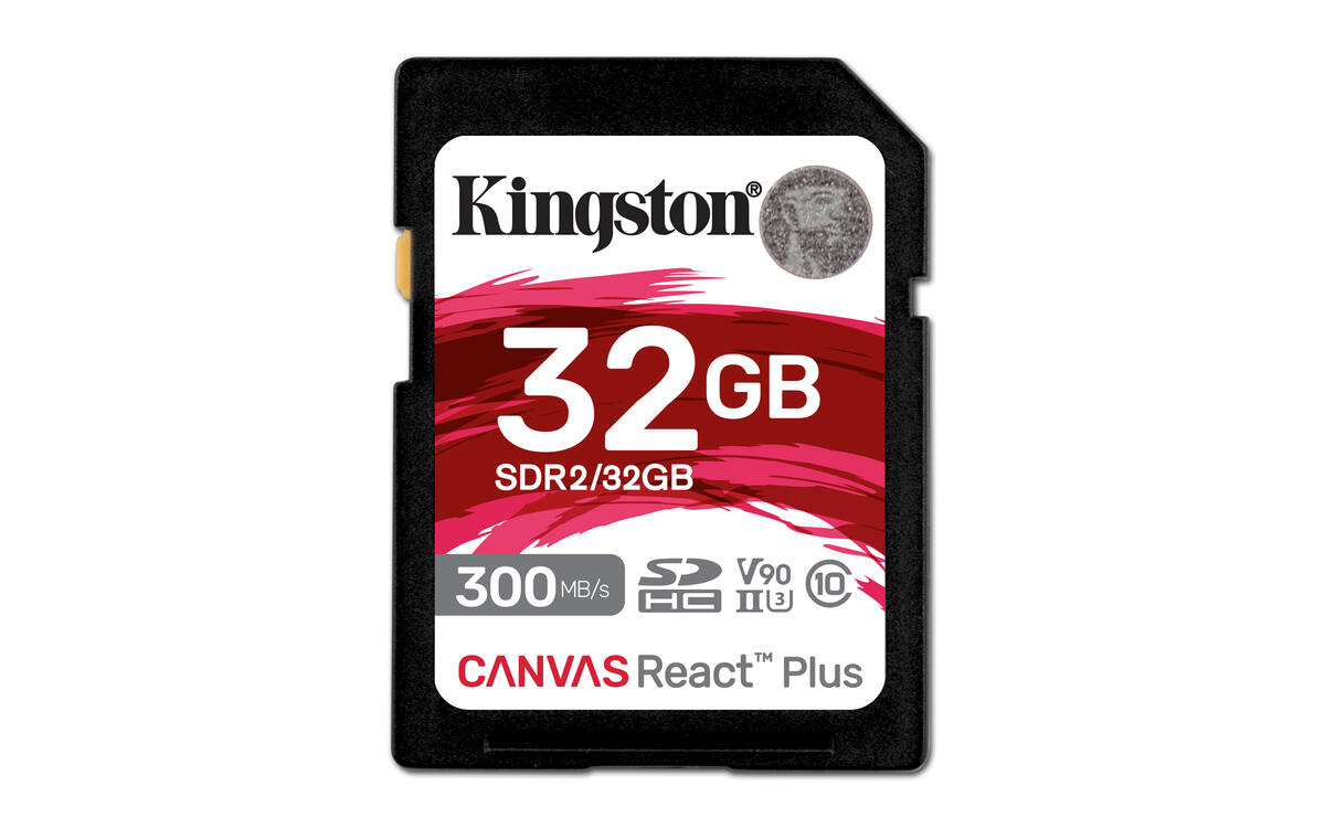 Memoria Sdhc 32gb Kingston Sdr2/32gb, Canvas React Plus Cl10