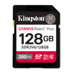 Sdxc Memoria Kingston 128Gb Canvas React Plus Uhs-Ii 280R/100W