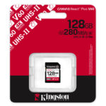 Sdxc Memoria Kingston 128Gb Canvas React Plus Uhs-Ii 280R/100W