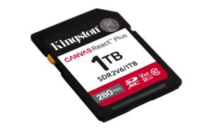 MEMORIA SDXC 1TB KINGSTON SDR2V6/1TB CANVAS REACT PLUS V60/UHS-II