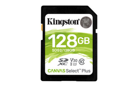 Memoria Sdhc 128Gb Kingston Sds2/128Gb Canvas Select Plus, Uhs-I Clase 10