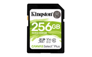 MEMORIA SDXC 256GB KINGSTON SDS2/256GB CANVAS SELECT PLUS CLASE 10 UHS-I