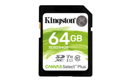 Memoria Sdxc 64Gb Kingston Sds2/64Gb Canvas Select Plus Clase 10 Uhs-I