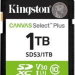 MEMORIA SDSDXC 1TB KINGSTON CANVAS SELECT PLUS GEN3/CLASE 10/UHS-I/SDS3/1TB