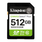 Memoria Flash SD 512Gb Kingston Sds3/512Gb Canvas Select Plus Clase 10