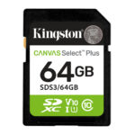 MEMORIA SDXC 64GB KINGSTON SDS3/64GB CANVAS SELECT PLUS/UHS-I CLASE 10