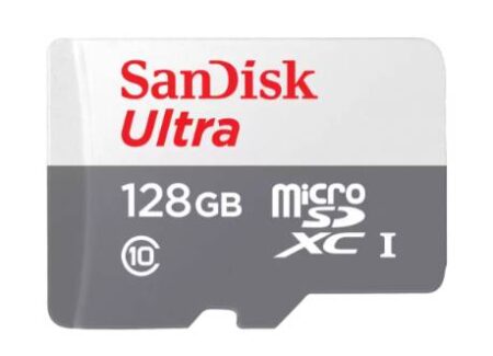 Memoria Microsdxc 128Gb Sandisk Ultra 100Mb/S Clase 10 C/Adaptador, Sdsqunr-128G-Gn3Ma