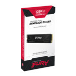 U. Estado Solido M.2 1Tb Kingston Sfyr2S/1T0 Fury Renegade/PCI-E 5.0/14.200Mb/S De Lectura/11.000Mb/S De Escritura