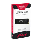 U. Estado Solido M.2 4Tb Kingston Sfyr2S/4T0 Fury Renegade/PCI-E 5.0/14.800Mb/S En Lectura/14.000Mb/S En Escritura