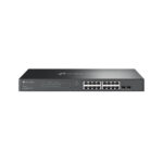 Switch Inteligente Gigabit Tp-Link Sg2218P 18 Puertos/Administrable/PoE+ De 16 Puertos+ 2 Puertos Sfp/Montable En Rack