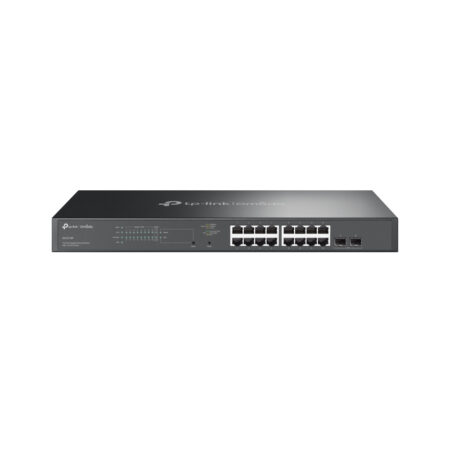 Switch Inteligente Gigabit Tp-Link Sg2218P 18 Puertos/Administrable/PoE+ De 16 Puertos+ 2 Puertos Sfp/Montable En Rack
