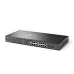 Switch Multigigabit Tp-Link Sg3218Xpm2/16 Puertos/Administrable/8 Puertos PoE+ 2.5G/2 Puertos Sfp+ 10G/Administracion Centralizada Omada O Stand-Alone/Multicast Igmp/Presupuesto PoE 240W/Montaje En Rack