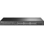 Switch Tp-Link Sg3428Xpp-M2 24 Puertos PoE+ 10/100/1000Mbps/Administrable/32,000 Entardas/2.5G