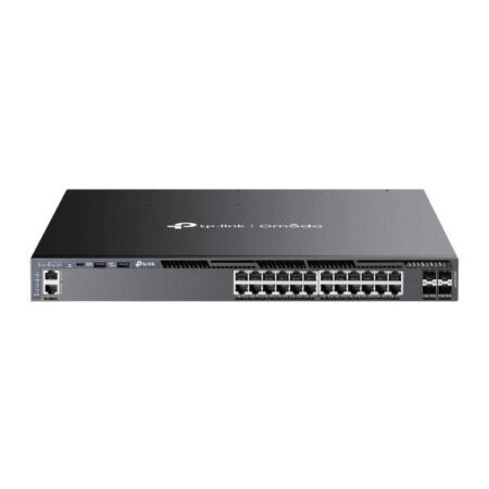 Switch Tp-Link Sg6428Xhp 24 Puertos PoE+ 10/100/1000Mbps/Administrable/720W/32000 Entradas/L3