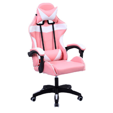 Silla Stylos Gamer Blanco/Rosa/ Pvc/Ajustable/Acero/145Grados/ R115