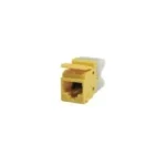 Jack Max Utp Categoria 6 Siemon Mx6-F01, Estilo 110, Montaje Plano, Color Negro