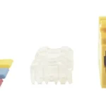 Jack Max Utp Categoria 6 Siemon Mx6-F01, Estilo 110, Montaje Plano, Color Negro