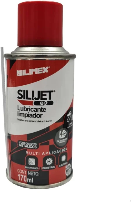 Lubricante Limpiador Dielectrico Silimex En Aerosol, 170 Ml, Silijet E-2