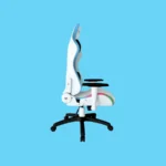 Silla Gamer Balam Rush Br-935920 Lightning Frost Rgb LED/Color Blanco/120Kg/Ajuste 2D Vinipiel/Ajustable 180°