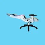 Silla Gamer Balam Rush Br-935920 Lightning Frost Rgb LED/Color Blanco/120Kg/Ajuste 2D Vinipiel/Ajustable 180°