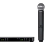 SISTEMA INALAMBRICO DOBLE SHURE BLX288/SM58 CON DOS MICROFONOS DE MANO SM58/COLOR NEGRO