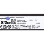 U. Estado Solido M.2 512Gb Kingston Skc3000S/512G PCIE 4.0, NVMe, 2280