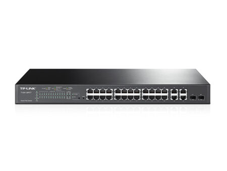 Switch PoE Inteligente Tp-Link Sl2428P, Negro, 24
