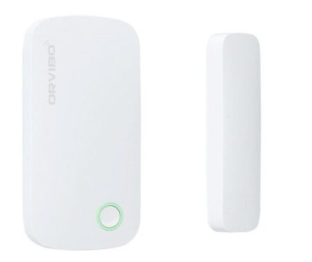 Sensor De Puerta/Ventana Orvibo Sm10Zw-1Vo, Color Blanco, Acrilonitrilo Butadieno Estireno (Abs), Policarbonato, Inalámbrico, 2400, Cr2032