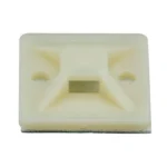 Paquete C/100 Piezas Montaje-Sujetador Adhesivo Stronghold De 4 Vias Panduit Smp16A-C De 1" X 1" X 1/4"/Color Natural/Nylon 6.6 Retardante De Llamas V-2