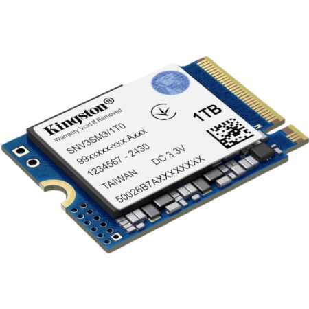 U. Estado Solido SSD M.2 2230 1Tb Kingston Snv3Sm3/1T0, NVMe/PCI Express 4.0/6000Mb/S