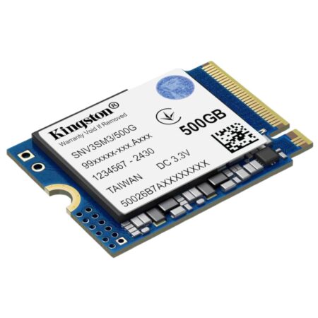 U. Estado Solido SSD M.2 500Gb Kingston Snv3Sm3/500G, NVMe/2230 (22X30Mm)/PCI Express 4.0/5000Mb/S