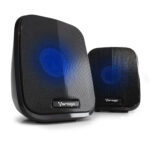 Bocinas Vorago Spk-107 - Bocina USB, 3 W, Alámbrico, USB/3, 5Mm, Negro