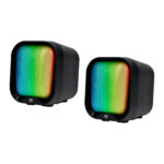 Bocinas Alambricas Vorago Spk-109 3.5 Mm/USB-A/2W/500 mAh/Negro