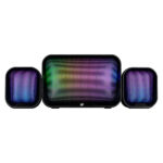 Bocinas Alambrica Vorago Spk-255 Start The Game, 2.1Ch/3Wx2 + 10W Subwoofer/3.5Mm/Rgb