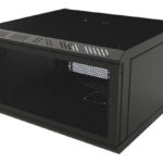 Gabinete De Pared Fijo (Sr-1906-Gfp-Vr2) - Puerta Perforada, Rack 19 Pulgadas De 6 Ur