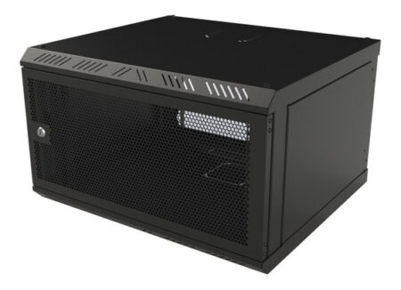 Gabinete De Pared Fijo (Sr-1906-Gfp-Vr2) – Puerta Perforada, Rack 19 Pulgadas De 6 Ur