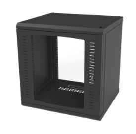 Gabinete P/Montaje En Pared Cuerpo Fijo Con Rack 19″ De 12U, Sr-1912-Gfp