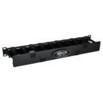 Organizador De Cables Horizontal De 1U Tripp Lite Srcableduct1Uhd Conducto De Peine Con Tapa De Bisagra/Doble Material Metal