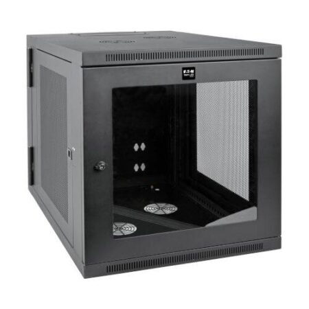 Gabinete Pequeño Smartrack – Tripp Lite, Modelo Srw12Us33G, El Gabinete Para Instalación En Pared Asegura Y Organiza 12U De Racks De 19 Pulgadas