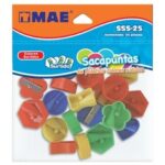 Sacapuntas Plástico Mae Figuras Surtidas C/25 Piezas Sss-25 -