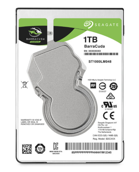 D. Duro Seagate 1Tb 2.5″ SATA Iii 5400Rpm/128Mb, St1000Lm048