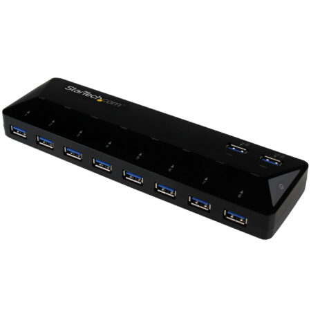 Concentrador USB 3.0 10 Puerto S Hub 2 Puertos De 1.5A
