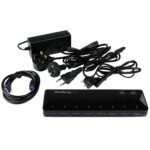 Concentrador USB 3.0 10 Puerto S Hub 2 Puertos De 1.5A