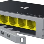 Switch Netis Modelo St105Gd, 5 Puertos Gigabit, Switch De Escritorio, Carcasa Metálica Con Seguro De Conector Incorporado, No Administrable