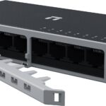 Switch Netis Modelo St108D, 8 Puertos 10/100Mbps, Switch De Escritorio, Carcasa Metálica Con Seguro De Conector Incorporado, No Administrable
