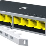 Switch Netis Modelo St108Gd, 8 Puertos Gigabit Switch De Escritorio, Carcasa Metálica Con Seguro De Conector Incorporado, No Administrable
