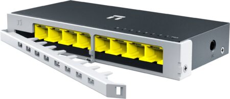 Switch Netis Modelo St108Gd, 8 Puertos Gigabit Switch De Escritorio, Carcasa Metálica Con Seguro De Conector Incorporado, No Administrable