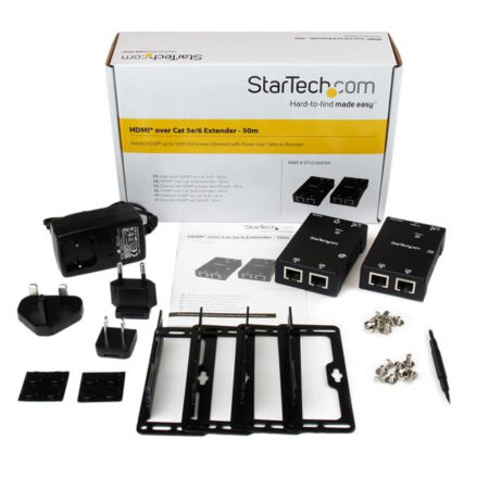 Kit Extensor HDMI Por Utp Cat5 6 50M Power Over Cable