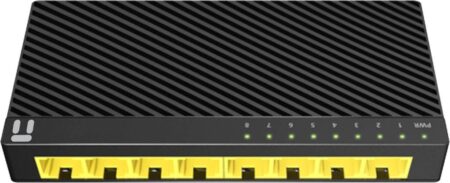 Switch Netis Modelo St3108Gc, 8 Puertos Gigabit Switch De Escritorio Con Seguro De Conector Incorporado, No Administrable